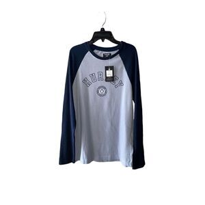 Hurley Thermal Blue Blizzard Long Sleeve 1259-0522 Size Small NWT